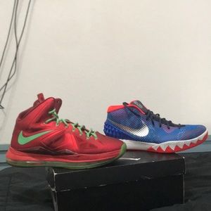 Christmas LeBron 10s and Kyrie 1s